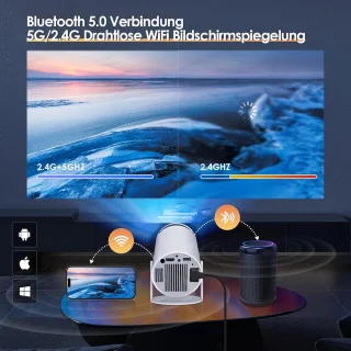 Mini Beamer 4K Android Smart TV Projector