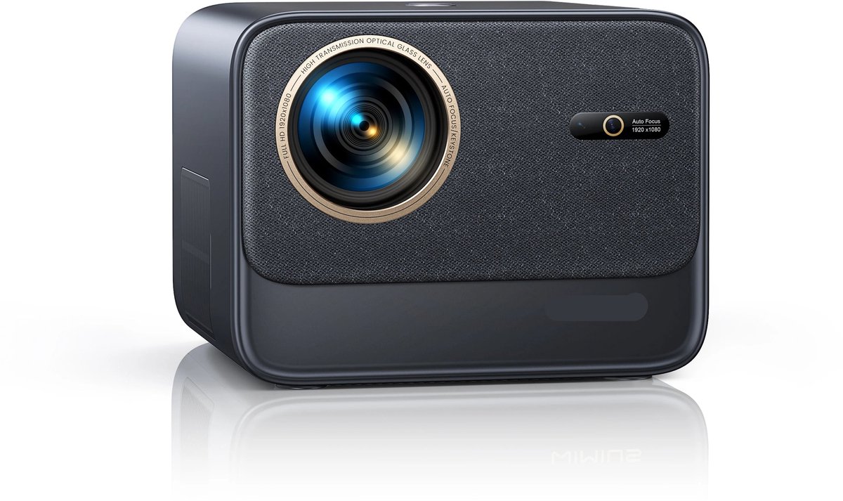 Mini Beamer 4K FHD 1080P Draagbaar Zwart EU Plug