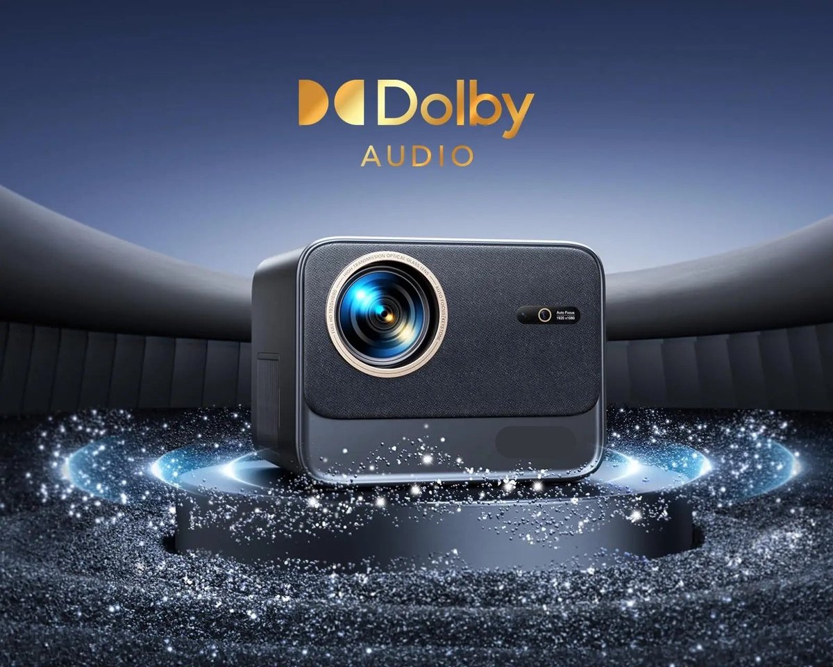 Mini Beamer 4K FHD 1080P Draagbaar Zwart EU Plug