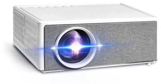 Mini Beamer 4K Full HD 1080P WiFi 28000 Lumen Wit