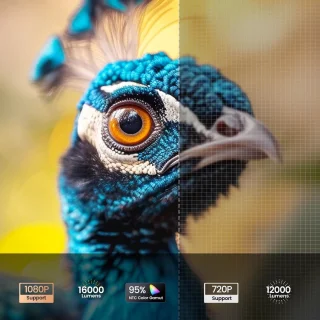 Mini Beamer 4K Home Cinema Projector