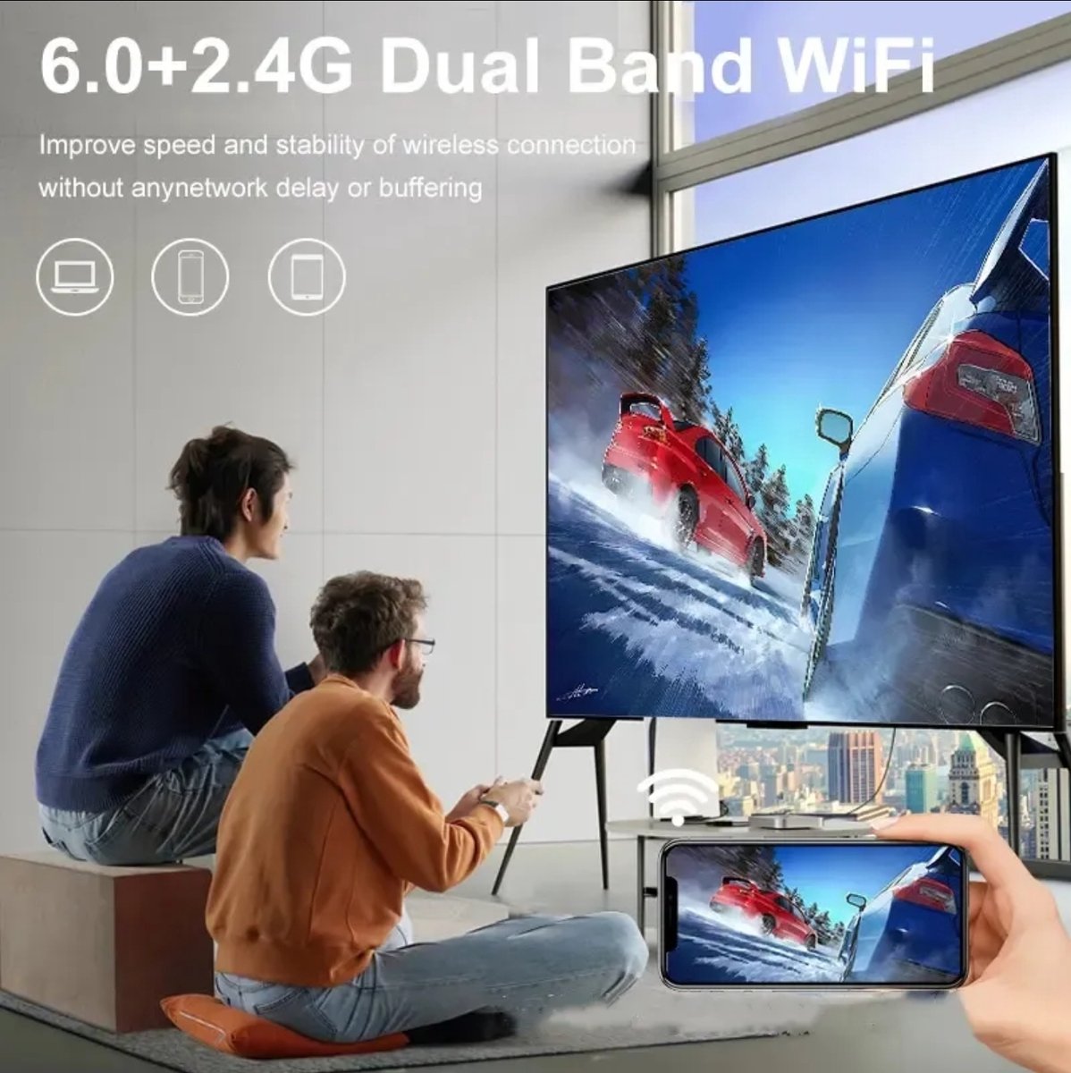 Mini Beamer 4K Laser Projector Draagbaar Android 13
