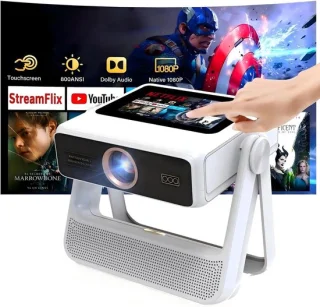 Mini Beamer 4K met touchscreen