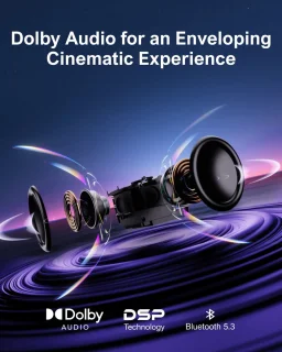Mini Beamer 4K Projector Bluetooth WiFi Zwart