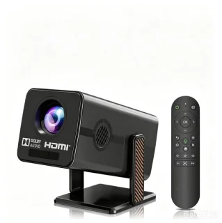 Mini beamer android tv-projector zwart