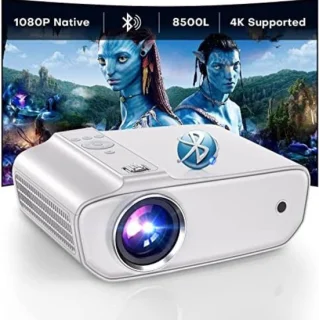 Mini Beamer Bluetooth 1080P HDMI USB Wit