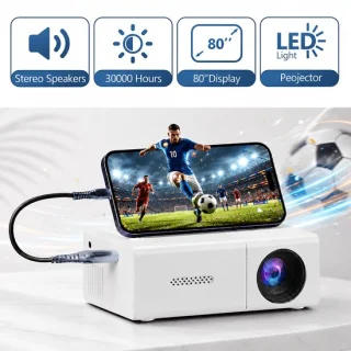Mini beamer compact LED-projector