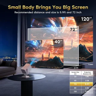 Mini Beamer - Draagbare Filmprojector