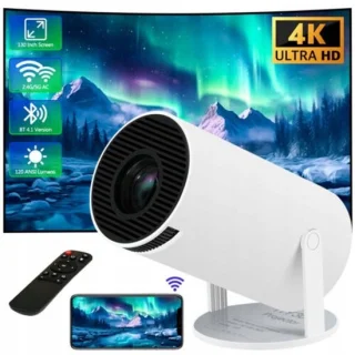 Mini beamer draagbare projector met Android TV 11.0