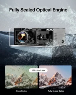 Mini Beamer - Draagbare projector met autofocus - 1080p - Zwart