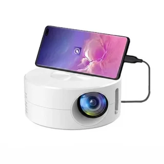 Mini beamer - draagbare projector voor kinderen - wit