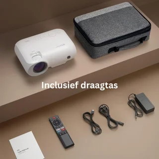 Mini Beamer Draagbare Projector Wit