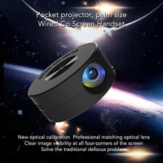 Mini Beamer Draagbare Projector Zwart