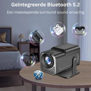 Mini Beamer - Draagbare Projector Zwart