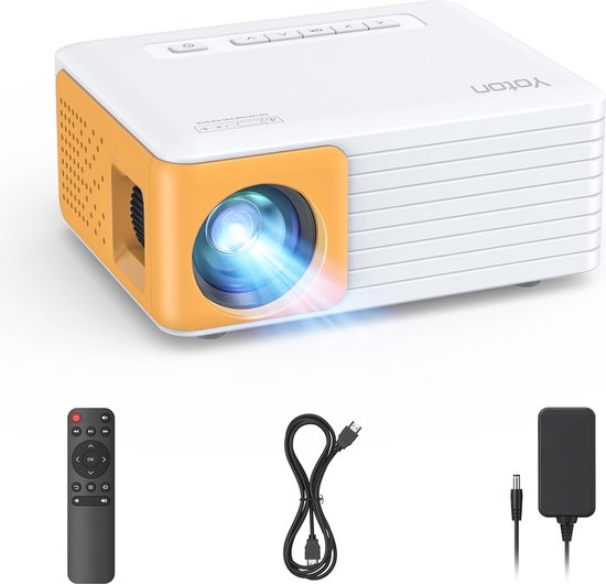 Mini Beamer Full HD 1080P Projector Met Afstandsbediening