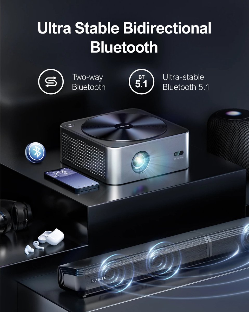 Mini Beamer Full HD 4K Projector