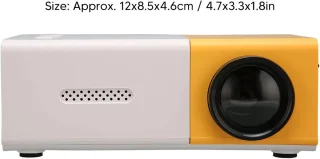 Mini Beamer Full HD HDMI USB Geel Wit