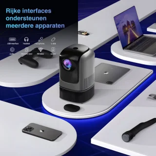 Mini Beamer Gaming TV Full HD 4K Wifi 6 Bluetooth 5.0