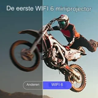 Mini Beamer inclusief 84 inch scherm met Wifi en Bluetooth