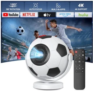 Mini beamer LED – 1280 x 720 resolutie – Android 14 smart projector