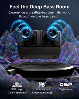 Mini beamer met Full HD 1080P en bluetooth
