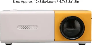 Mini Beamer Micro LED Geelachtig Wit HDMI USB