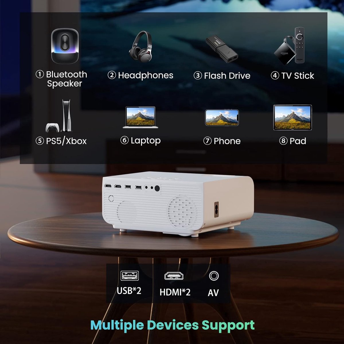 Mini Beamer Mini Projector Cinema