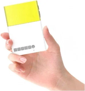 Mini Beamer Pocket 1080p HDMI USB projector