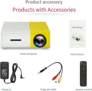 Mini Beamer Pocket 1080p HDMI USB projector