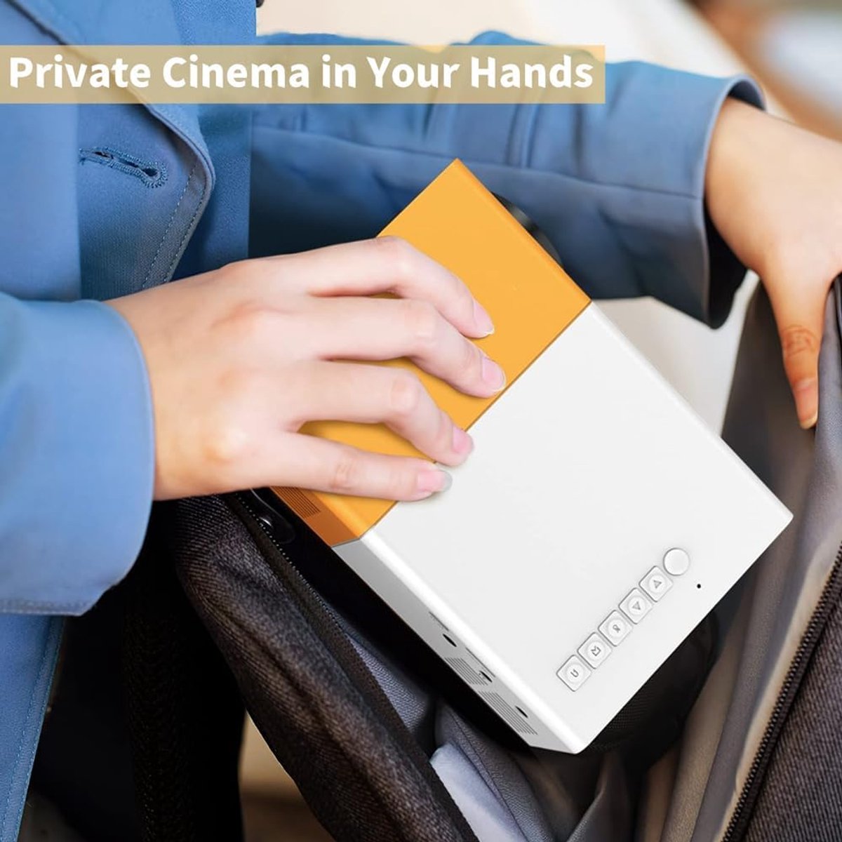 Mini Beamer Pocket HDMI Outdoor Projector 1080p