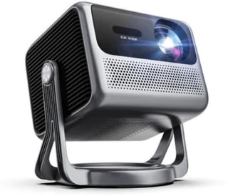 Mini beamer - projector - digitale beamer - draagbaar - 1080p - Full HD-projector - zwart