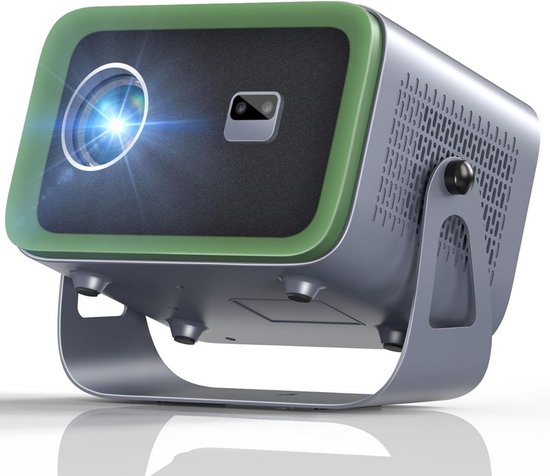 Mini Beamer Projector inclusief Beamerscherm voor indoor en outdoor gebruik