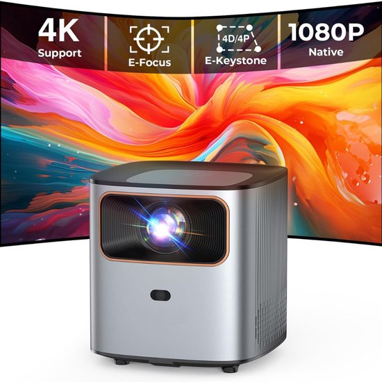Mini Beamer Projector met Beamerscherm