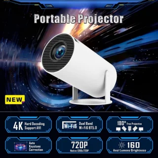 Mini Beamer Projector met Beamerscherm Indoor en Outdoor