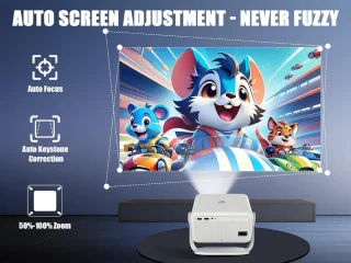 Mini Beamer Projector met Beamerscherm