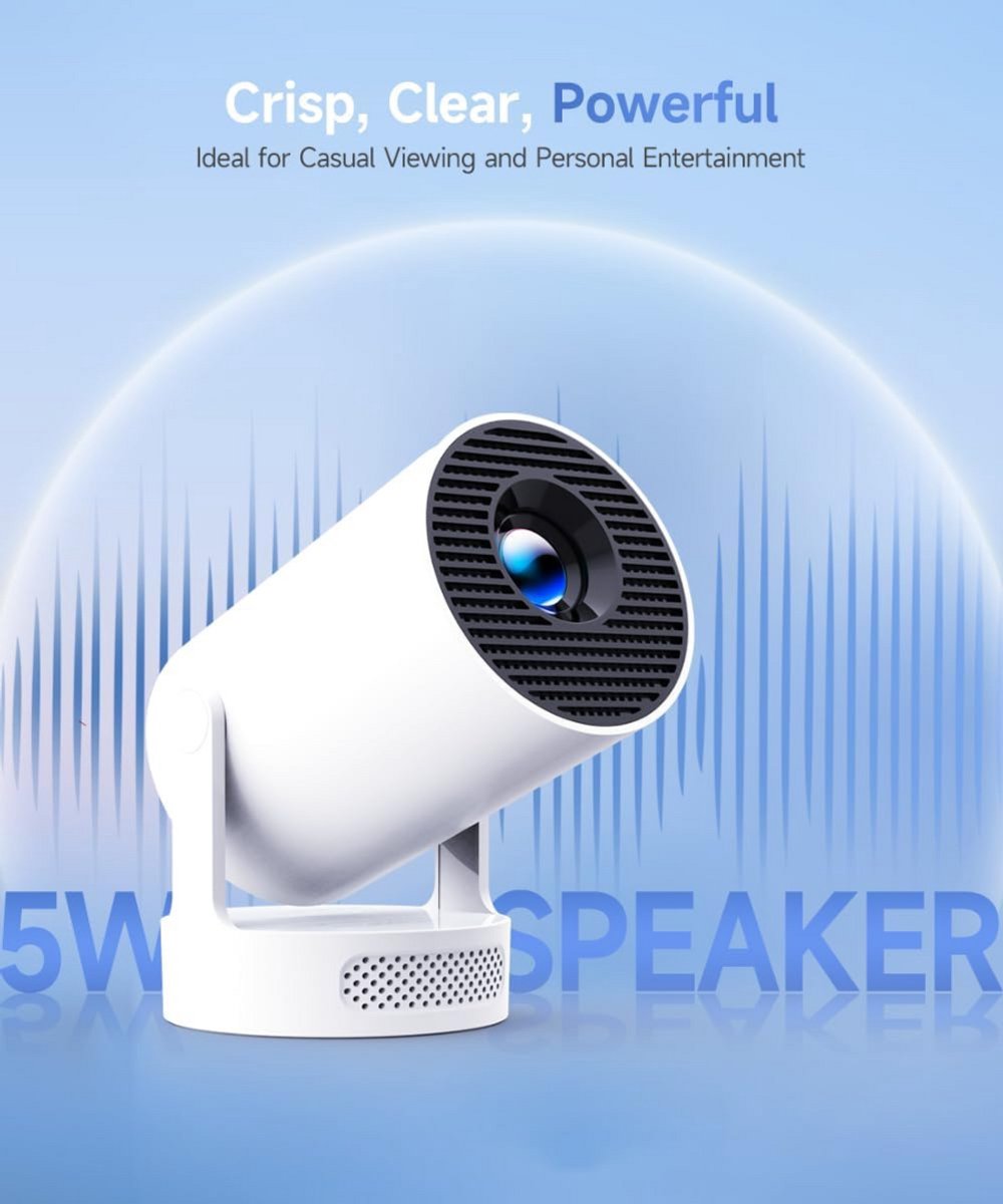 Mini Beamer Projector met Beamerscherm Outdoor & Indoor