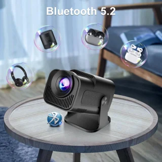 Mini Beamer Projector met Beamerscherm Outdoor & Indoor