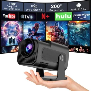 Mini Beamer Projector met Beamerscherm Outdoor & Indoor