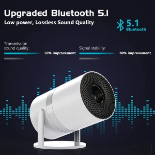 Mini Beamer Projector met Projectiescherm