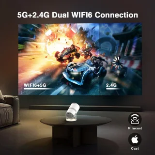 Mini Beamer Projector met Projectiescherm