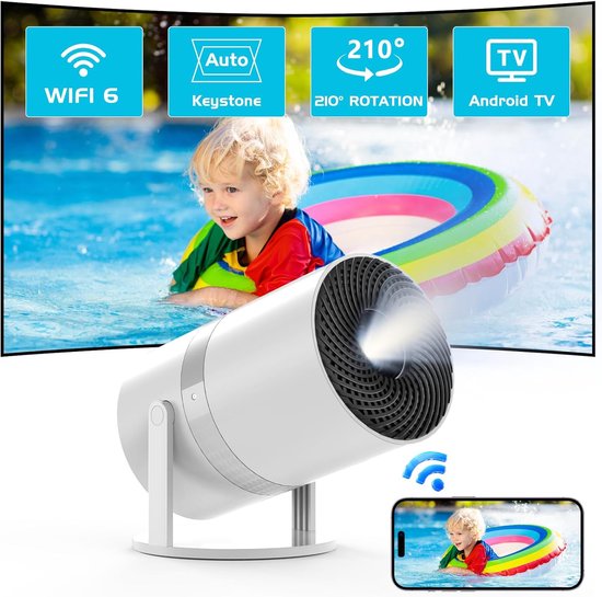 Mini Beamer Projector met Projectiescherm