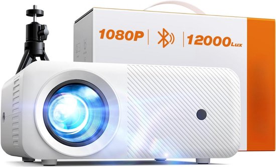 Mini Beamer Projector met Projectiescherm Indoor Outdoor