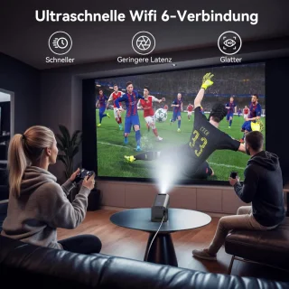 Mini Beamer Projector met Projectiescherm