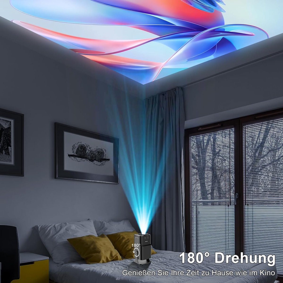 Wat vinden we goed aan de Mini Beamer Projector met Projectiescherm Outdoor & Indoor