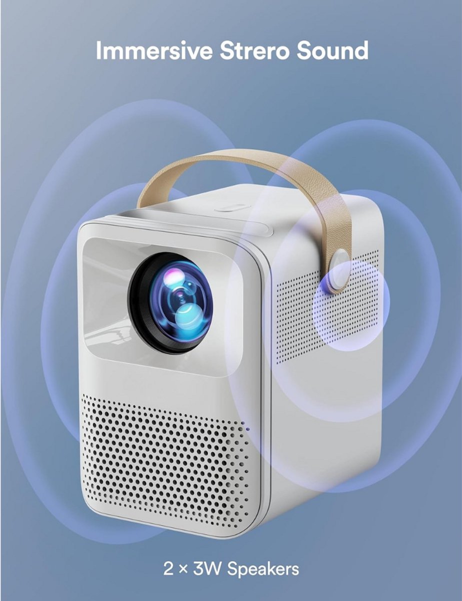 Mini Beamer Projector met Projectiescherm Outdoor & Indoor