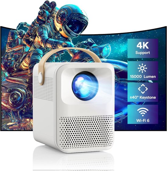 Mini Beamer Projector met Projectiescherm Outdoor & Indoor