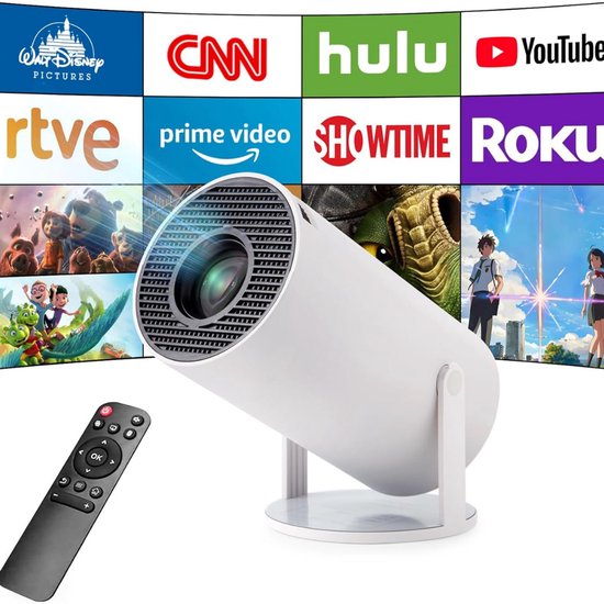 Mini Beamer Projector met Projectiescherm Outdoor & Indoor