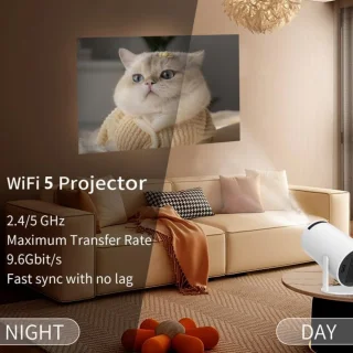 Mini Beamer Projector met Projectiescherm
