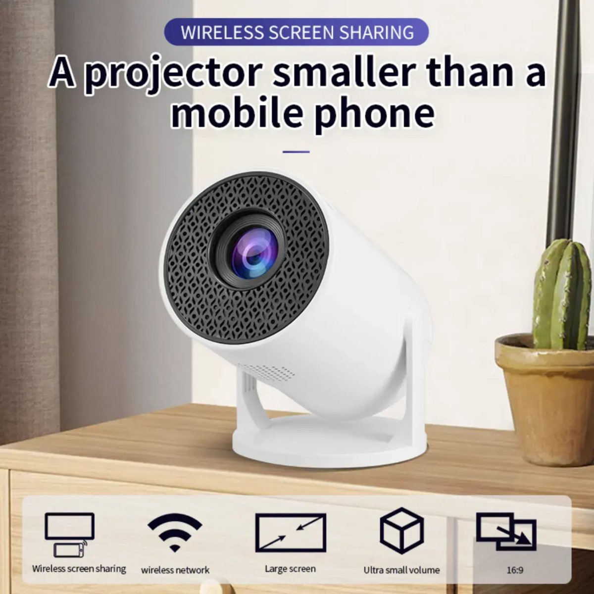 Mini Beamer Projector Outdoor & Indoor