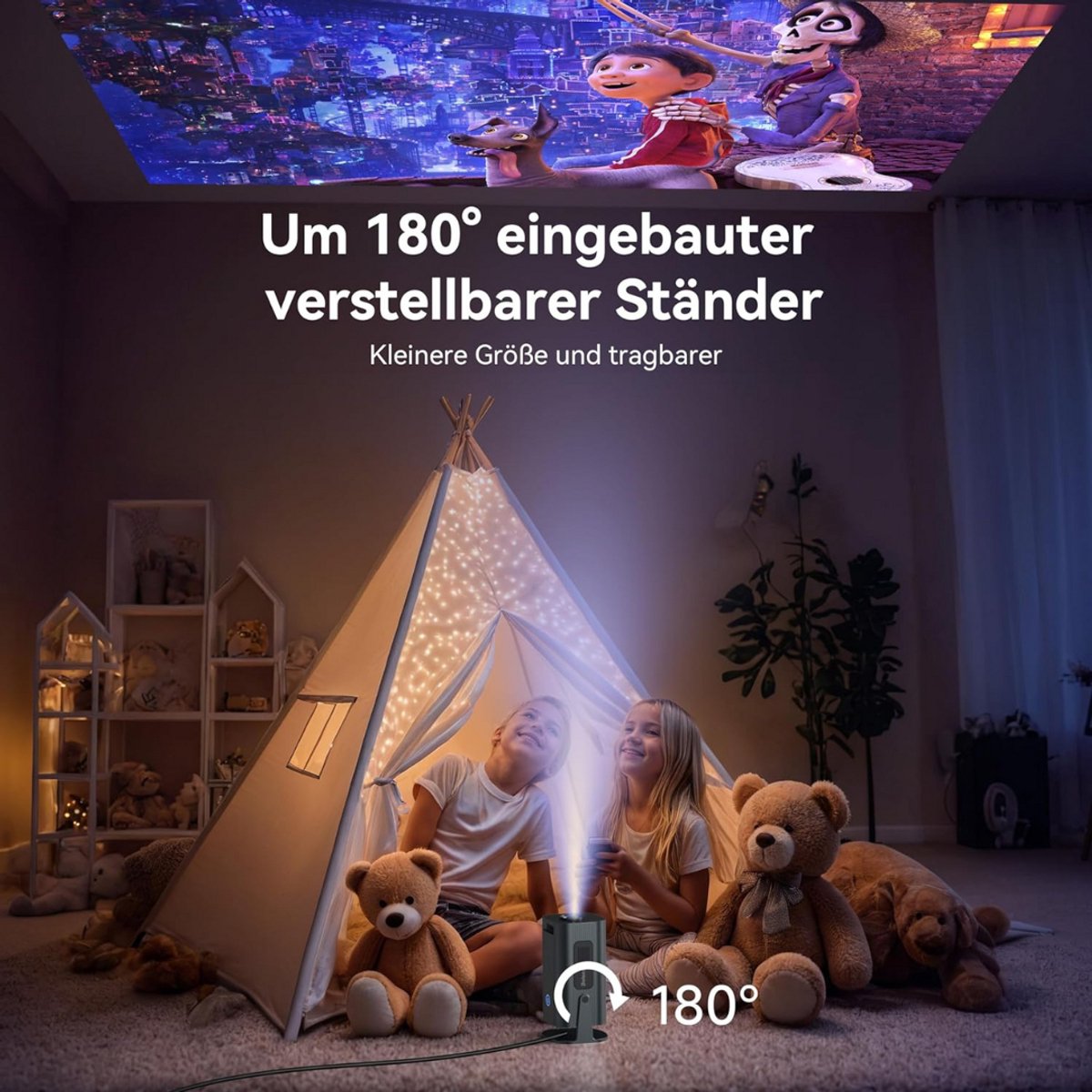 Mini Beamer Projector Outdoor & Indoor